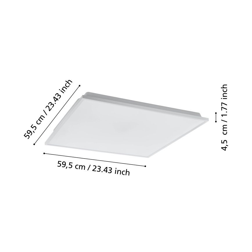 Eglo - LED Aptumšojama griestu lampa LED/31,8W/230V 2700-6500K ZigBee
