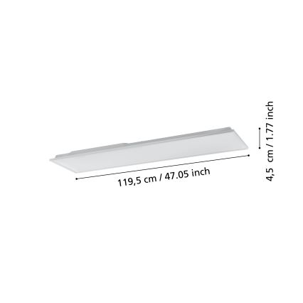 Eglo - LED Aptumšojama griestu lampa LED/31,5W/230V 2700-6500K ZigBee