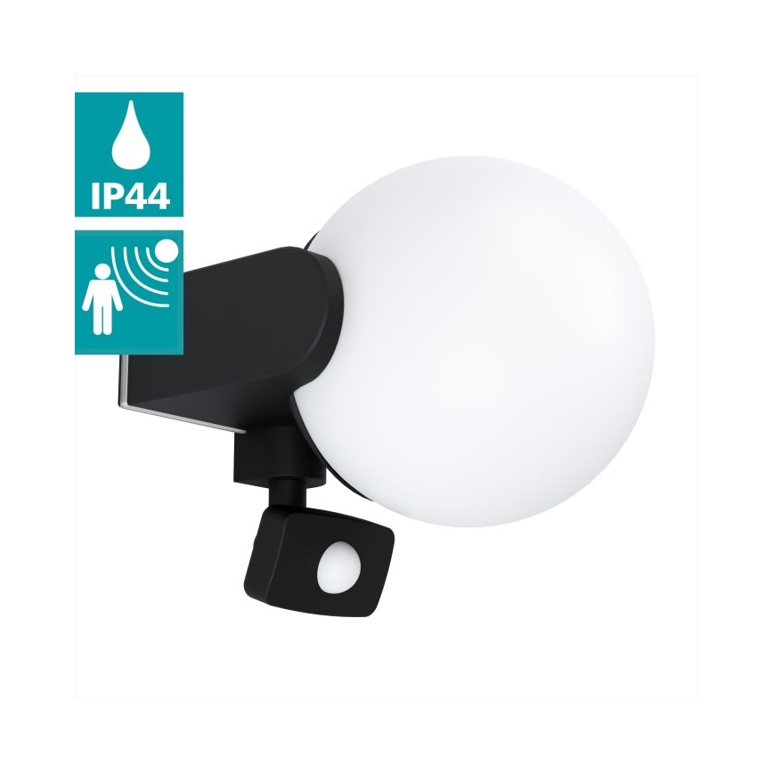 Eglo - Āra sienas gaismeklis ar sensoru 1xE27/15W/230V IP44