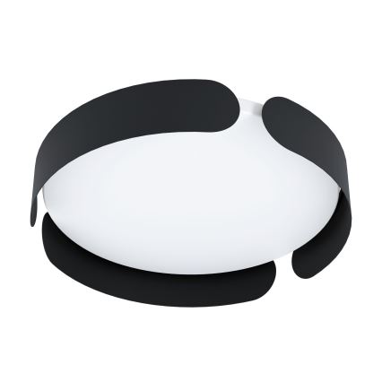 Eglo - LED griestu gaismeklis LED/20W/230V Ø 37 cm melns