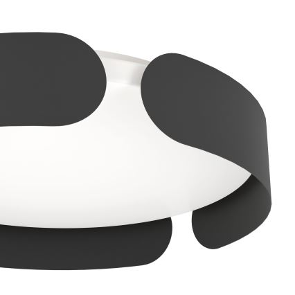 Eglo - LED griestu gaismeklis LED/20W/230V Ø 37 cm melns