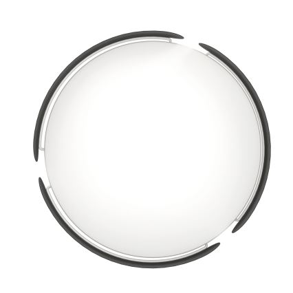 Eglo - LED griestu gaismeklis LED/20W/230V Ø 37 cm melns