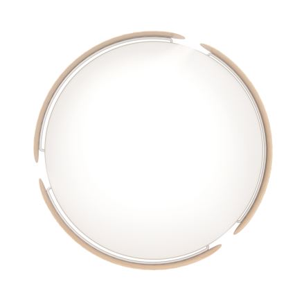 Eglo - LED griestu lampa LED/20W/230V Ø 37 cm bēša