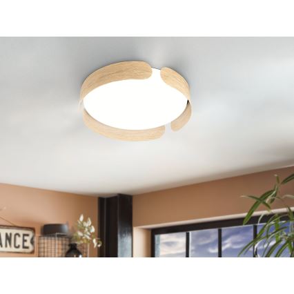 Eglo - LED griestu lampa LED/20W/230V Ø 37 cm bēša