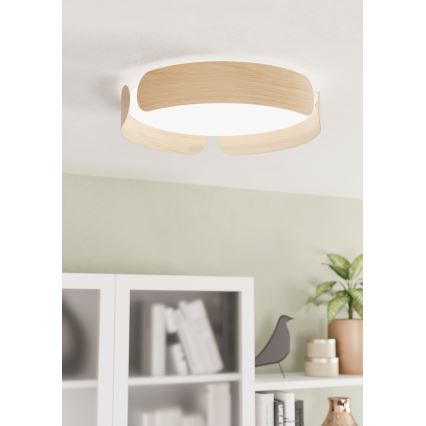 Eglo - LED griestu lampa LED/20W/230V Ø 37 cm bēša