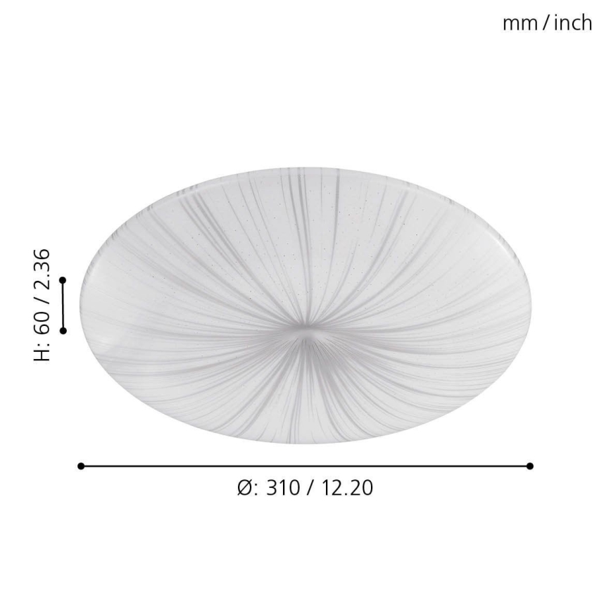 Eglo - LED Griestu gaismeklis LED/10W/230V