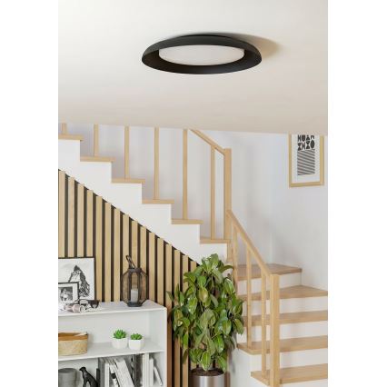 Eglo 99703 - LED griestu gaismeklis PENJAMO LED/17,1W/230V melns