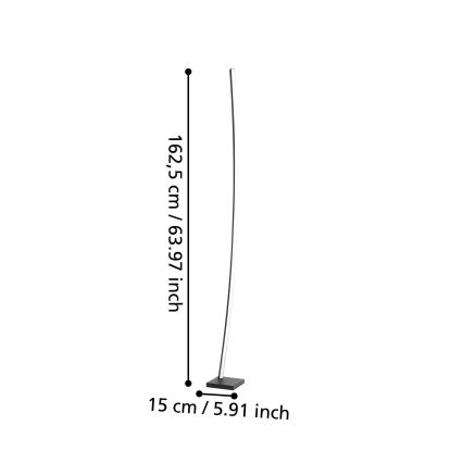 Eglo - LED Grīdas lampa LED/25,7W/230V