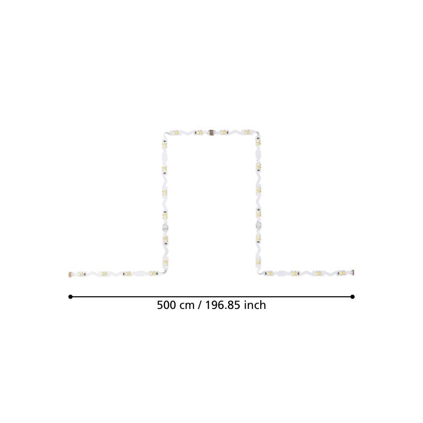 Eglo - LED Aptumšojama josla 5m LED/23W/24/230V 2700-6500K + tālvadības pults