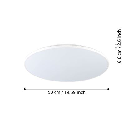 Eglo - LED Griestu gaismeklis LED/29W/230V d. 50 cm