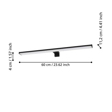 Eglo - LED Vannas istabas spoguļa apgaismojums LED/11W/230V IP44