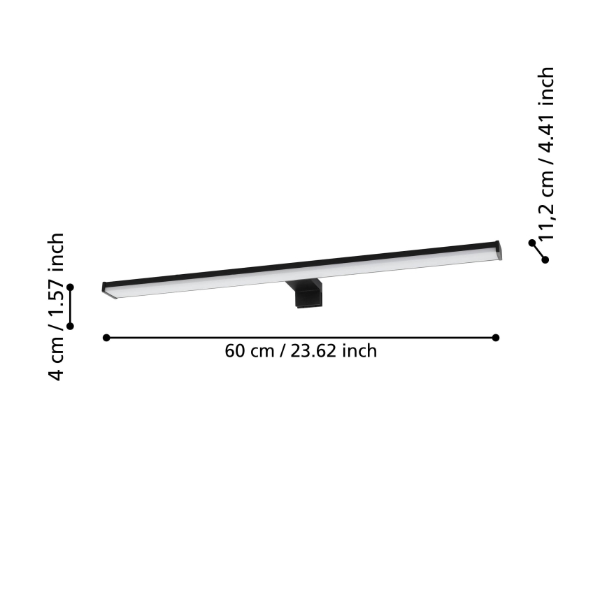 Eglo - LED Vannas istabas spoguļa apgaismojums LED/11W/230V 4000K 60 cm IP44