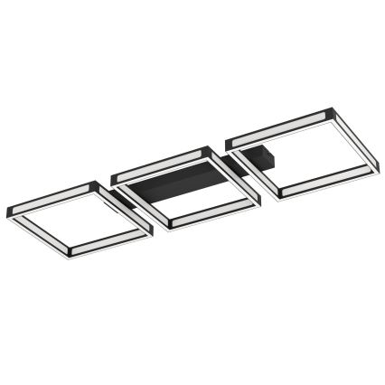 Eglo - LED Griestu gaismeklis 3xLED/11,2W/230V melns