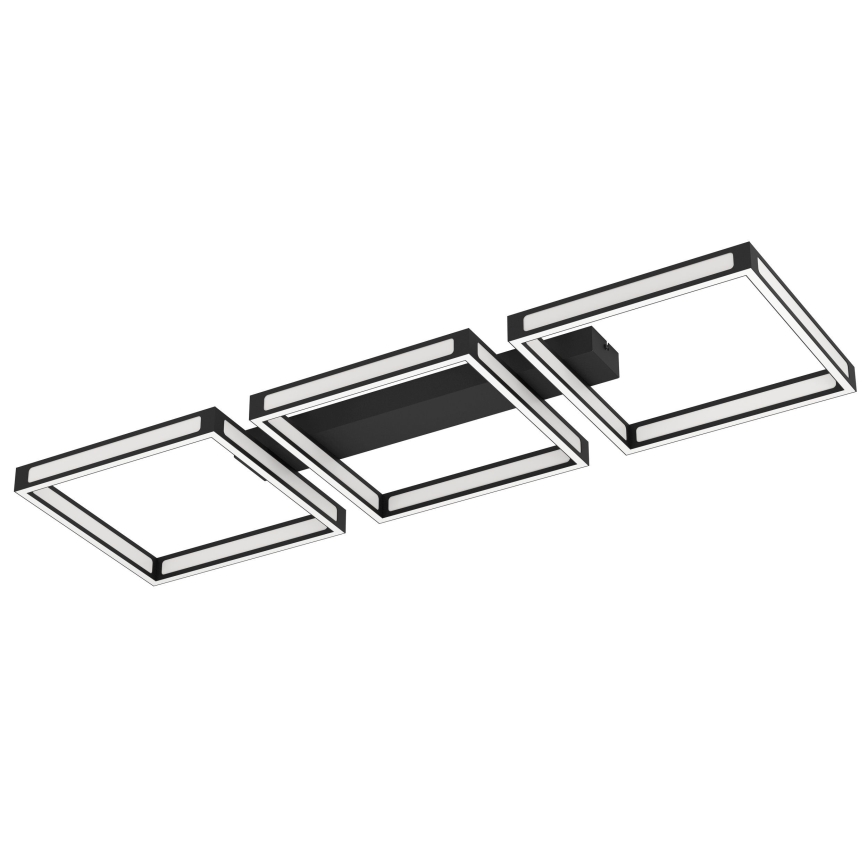 Eglo - LED Griestu gaismeklis 3xLED/11,2W/230V melns
