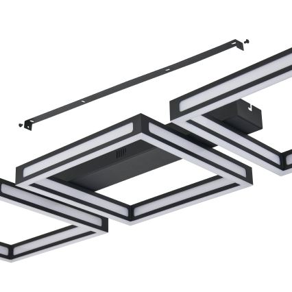 Eglo - LED Griestu gaismeklis 3xLED/11,2W/230V melns