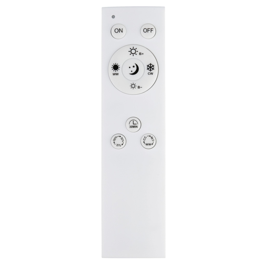 Eglo - LED Aptumšojams griestu gaismeklis LED/37W/230V melns + tālvadības pults