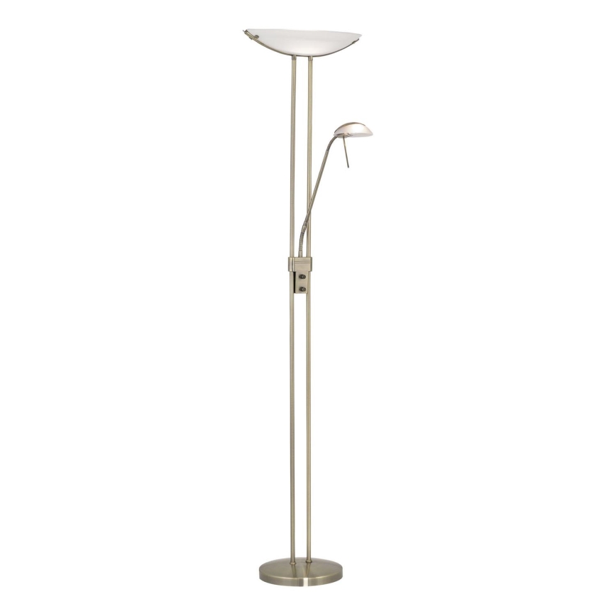 EGLO - Aptumšojama grīdas stāvlampa BAYA 1xR7s/230W + 1xG9/33W bronza