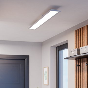 Eglo - ar regulējamu spilgtumu virsmas uzstādāms LED panelis LED/28,3W/230V 2700-6500K 120x15 cm balts + tālvadības pults