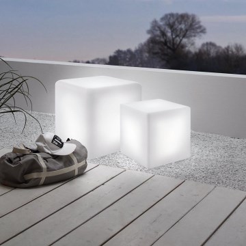 Eglo - Āra grīdas lampa 1xE27/15W/230V 40x40 cm IP65