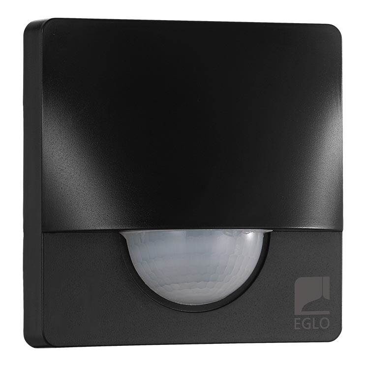 Eglo - Āra kustību sensors 12 m melns IP44