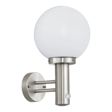 Eglo - Āra lampa ar sensoru 1xE27/60W/230V IP44