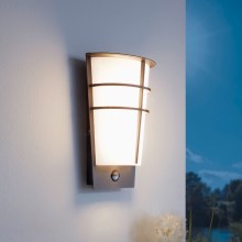 Eglo - Āra LED sienas gaismeklis ar sensoru 2xLED/2,5W IP44