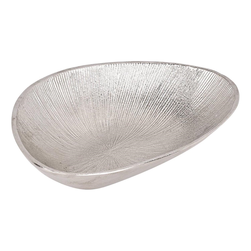 Eglo - Dekoratīva paplāte 17,5x24,5 cm sudraba