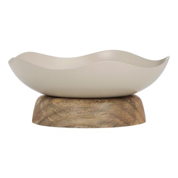 Eglo - Dekoratīva paplāte d. 14,5 cm bēša