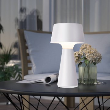 Eglo - dimējama LED āra uzlādējama galda lampa LED/3W/5V 2200/3000/4000K 2000 mAh IP44 balta