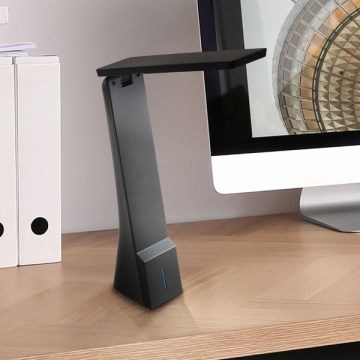 Eglo - dimmējama LED galda lampa LED/1,8W/230V melna