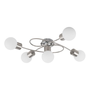 Eglo/Edi Lampa 54686 - LED Virsapmetuma lustra 5xE14/6W/230V matēts hroms
