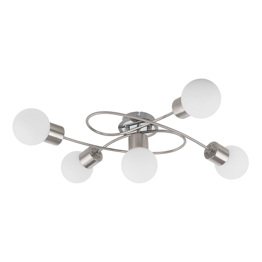 Eglo/Edi Lampa 54686 - LED Virsapmetuma lustra 5xE14/6W/230V matēts hroms