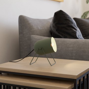 Eglo - Galda lampa 1xE14/8W/230V zaļa