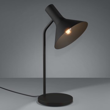 Eglo - Galda lampa 1xE27/28W/230V melna