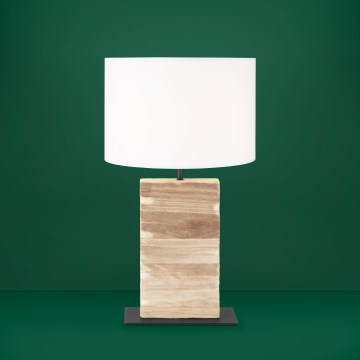 Eglo - Galda lampa 1xE27/40W/230V 62,5 cm brūna