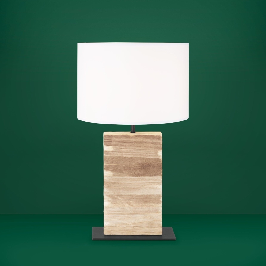 Eglo - Galda lampa 1xE27/40W/230V 62,5 cm brūna