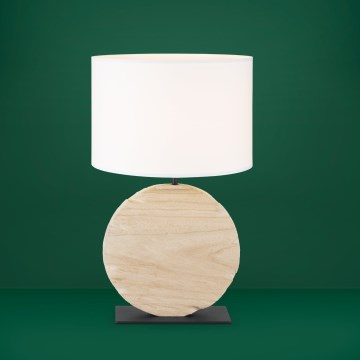 Eglo - Galda lampa 1xE27/40W/230V 63,5 cm brūna