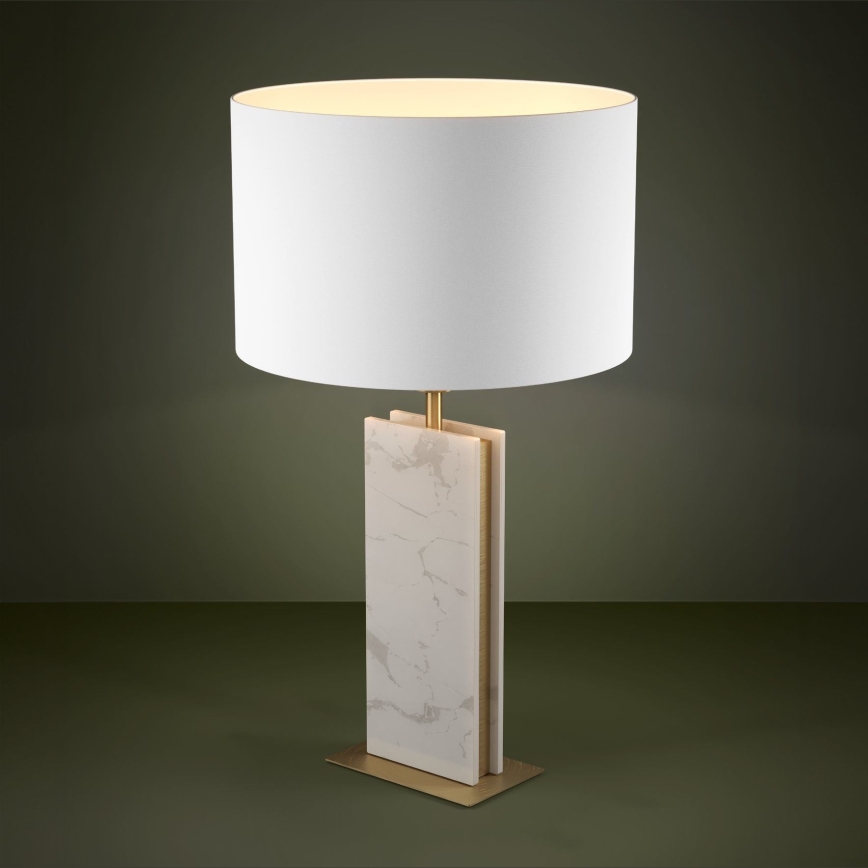 Eglo - Galda lampa 1xE27/40W/230V balta