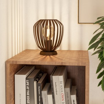 Eglo - Galda lampa 1xE27/40W/230V, bronzas krāsā