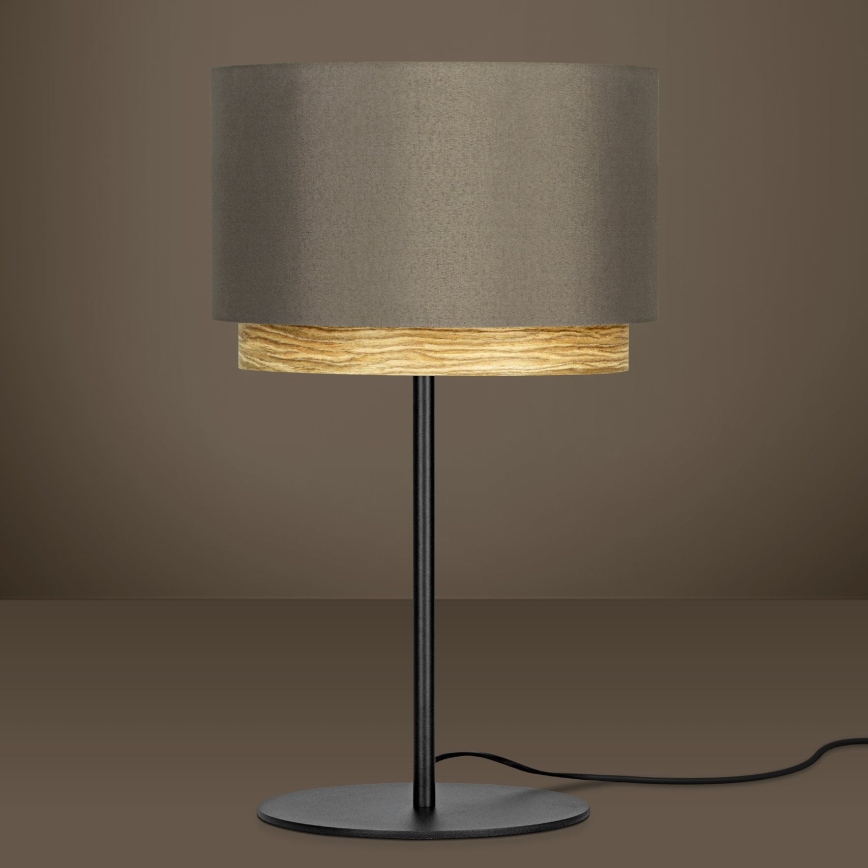 Eglo - Galda lampa 1xE27/40W/230V brūna
