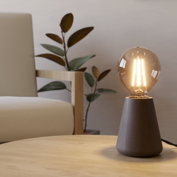 Eglo - Galda lampa 1xE27/40W/230V brūna