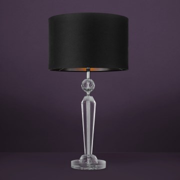 Eglo - Galda lampa 1xE27/40W/230V melna