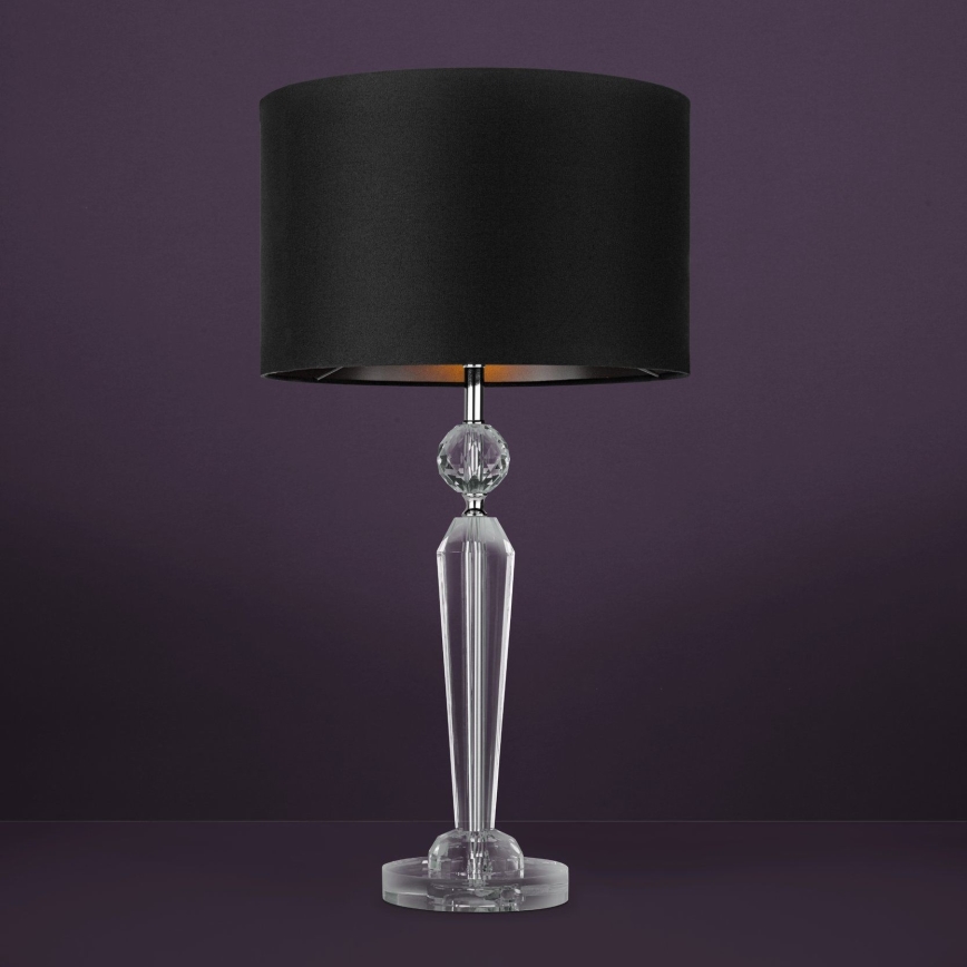 Eglo - Galda lampa 1xE27/40W/230V melna