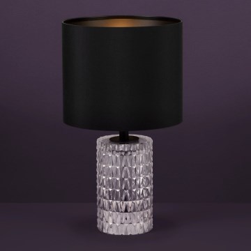 Eglo - Galda lampa 1xE27/40W/230V melna