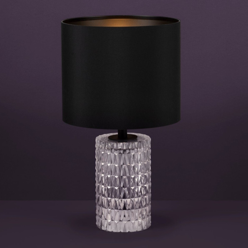Eglo - Galda lampa 1xE27/40W/230V melna