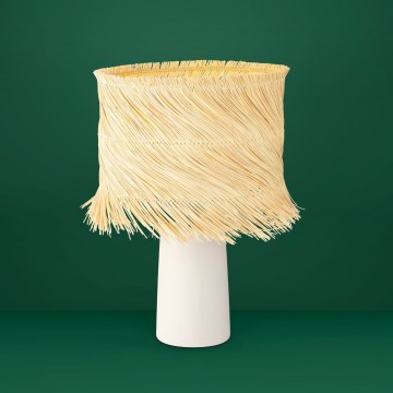 Eglo - Galda lampa 1xE27/40W/230V rotanga