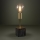 Eglo - Galda lampa 1xE27/40W/230V zelta/melna marmors
