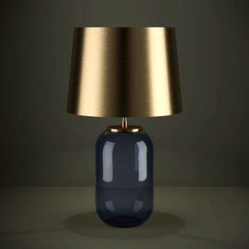 Eglo - Galda lampa 1xE27/40W/230V zelta/zila