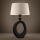 Eglo - Galda lampa 1xE27/60W/230V 52,5 cm melna/krēmkrāsa