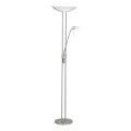 EGLO - Grīdas lampa BAYA ar regulējamu spilgtumu 1xR7s/230W+1xG9/33W matēts hroms